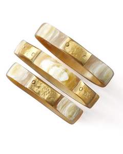 Joyería de mano de moda con cuerno de la mejor calidad, pulseras y brazaletes de cuerno natural, diseño Unisex con joya personalizada, directo desde la India - Product Image 4