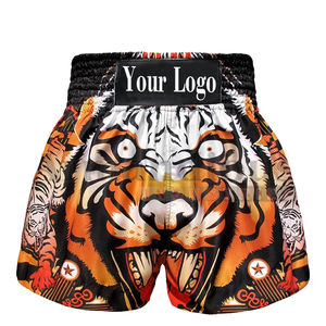 กางเกงขาสั้นมวยไทยขาสั้นสำหรับผู้ชายดีไซน์แบบกำหนดเองคุณภาพสูงขนาดพิเศษ - Product Image 1