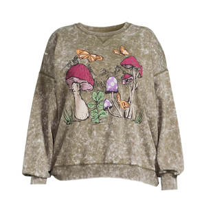 Sweats à manches longues pour femmes en polaire 420gsm de haute qualité Style de rue Sweat à capuche et sweat-shirt grande taille pour femmes - Product Image 1