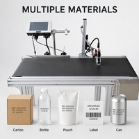 Impresora Industrial de Inyección de Tinta en Línea para Imprimir Códigos de Fecha, Número de Lote y Logotipos en Botellas, Bolsas y Cajas