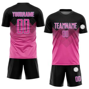 Ensemble de vêtements de football unisexe à impression complète Maillot de football OEM personnalisé pour adultes avec techniques de coupe automatisées - Product Image 3