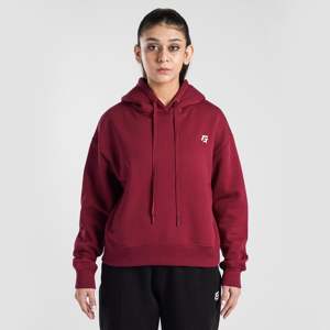 Sudadera con Capucha Maroon Essential Active Regular Hecha de Tela de Punto - Product Image 1