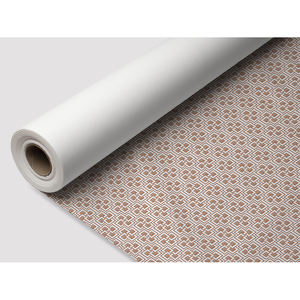 Rouleau de nappe blanche 1x25m à imprimé terre cuite Montecarlo Bambulux Eco B2B - Product Image 1