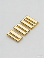 Pins de Insignia de Rango de Esmalte Suave, de Zinc Fundido Plateado, de Alto Brillo, de 1/2/3 Barras |   Insignias Metálicas Personalizadas para Uniformes, Diseño de Mariposa