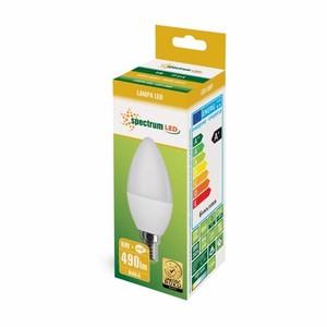 Lampada a LED E14 6W 4000K 470Lm 160 37x103mm. (Spectrum WOJ13758) - Product Image 1