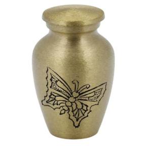 Laiton rouge fait à la main avec bande de gravure souvenir urnes de crémation bas prix vente chaude cendres humaines urnes de souvenir en métal - Product Image 2