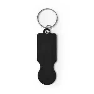 Portachiavi Personalizzato in Echinacea Riciclata, Gadget Promozionale Personalizzabile con Moschettone - Product Image 1