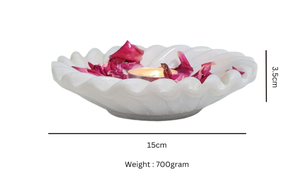 Portavelas Rectangular de Mármol Hecho a Mano, Decoración Única Estilo INS para Hogar, Hotel, Restaurante - Product Image 6