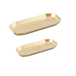 Bandeja Ovalada de Metal de Diseño Moderno en Color Dorado para el Hogar, Hotel, Utensilios de Cocina, Restaurante, Servicio, Decoración, Herramientas para Ensaladas - Product Image 2