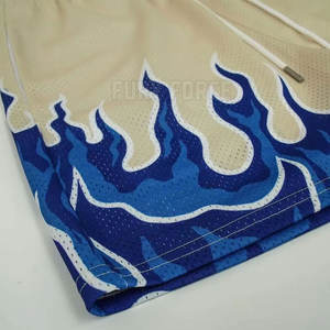 กางเกงตาข่ายขาสั้นสำหรับผู้ชายกางเกงครึ่งขาสั้นผ้าตาข่ายแบบมาใหม่สำหรับฤดูร้อนกลางแจ้ง - Product Image 5