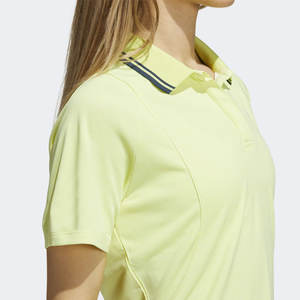 Polo personalizado para mujer 100% algodón Regular Fit Color sólido tejido transpirable ropa informal - Product Image 4