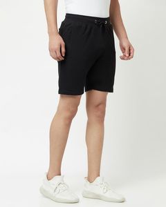 <b>Men's</b> Casual Gym Workout <b>Shorts</b> Solid Heavy-Weight Cotton Polyester Quick Dry Breathable <b>Elastic</b> <b>Waistband</b> Hot Sale - Product Image 3