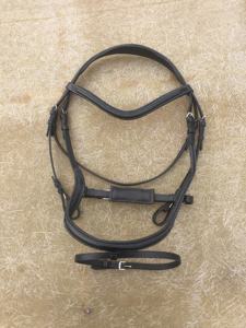 Bride de cheval avec bande de front de mode Bride de haute qualité avec bande de front exclusive NEW Horse Black fantaisie Leather Bridle - Product Image 5