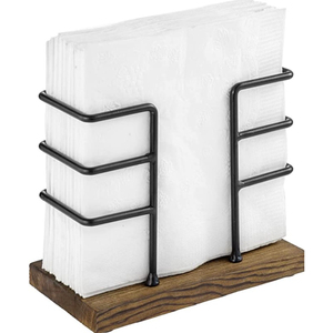 Distributeur de serviettes en métal doré au design unique Porte-mouchoirs en fil métallique Fournitures en gros Accessoires de vaisselle - Product Image 3