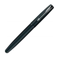 Haute qualité noir mat vecteur Chrome garniture rouleau stylo à bille porte-clés gratuit Design élégant pour l'écriture lisse bureau cadeaux