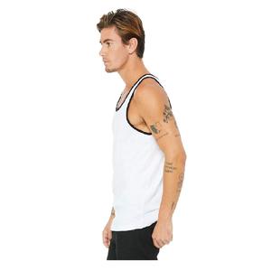 เสื้อกล้าม100% คอกลมผู้ชายผ้าคอตตอนสีพื้นเสื้อเดียวลำลองฤดูร้อนสีพื้นเสื้อวิ่งสไตล์บังคลาเทศขายส่ง - Product Image 3