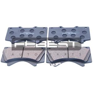 Set di pastiglie freno anteriori FEBEST (0101-GRJ200F) - Product Image 1