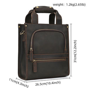 Luxe fou en cuir taille sac en cuir ceinture sacs Fanny Pack pour hommes en cuir véritable taille sac à dos 2025 - Product Image 4