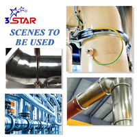 Colliers de serrage rapides en acier inoxydable, colliers de serrage rapides pour conduits d'air, colliers de serrage pour tuyaux de ventilation