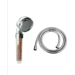 <b>Shower</b> <b>Head</b> with <b>Bead</b> Water Filter Water Saving Includes Free <b>Shower</b> Hose - Product Image 1