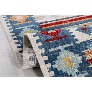 Tapis d'intérieur Netline AN006 multicolore moderne antique 100% polyester facile à nettoyer durable pour chambre à coucher non-muant Home Depot - Product Image 2