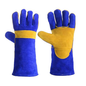 NOUVEAU Gants de soudage en cuir synthétique de construction avec logo personnalisé avec outil de protection des mains Gants de mécanicien de sécurité en cuir pour hommes - Product Image 4