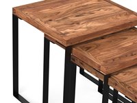 Ensemble de table basse Sydney, acacia clair