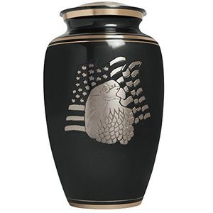 โกศใส่เถ้ากระดูกทำมือสำหรับผู้ใหญ่และสัตว์โกศใส่ศพทำจากโลหะ - Product Image 1