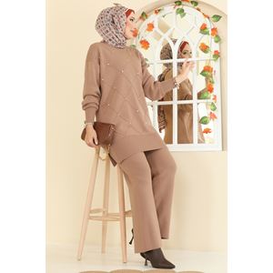 Conjunto de Punto con Detalles de Piedras para Mujer 1209MT581-MS Stone - Product Image 2