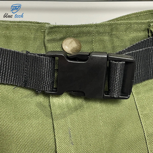 Shorts cargo en toile décontractés pour hommes, taille mi-haute, logo personnalisé, cordon de serrage, séchage rapide, grande taille - Product Image 6