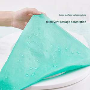 Housse <span class=keywords><strong>de</strong></span> siège <span class=keywords><strong>de</strong></span> <span class=keywords><strong>toilette</strong></span> jetable portable avec engrenage avant étendu Papier <span class=keywords><strong>de</strong></span> pâte <span class=keywords><strong>de</strong></span> bois Coussin <span class=keywords><strong>de</strong></span> <span class=keywords><strong>toilette</strong></span> jetable pour salles <span class=keywords><strong>de</strong></span> bains publiques - Product Image 3