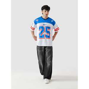 เยาวชน # ชุดเสื้อบาสเก็ตบอล 25 ชุด ผ้าโพลีเอสเตอร์ระบายอากาศดี กางเกงขาสั้นไซส์ XL สไตล์ฤดูร้อน พิมพ์ลายแบบ Sublimation  แบบเรียบ - Product Image 3