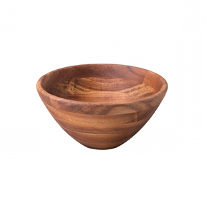 Salade ronde en bois vintage et bol de service pour restauration maison hôtel utilisé au meilleur prix. - Product Image 1