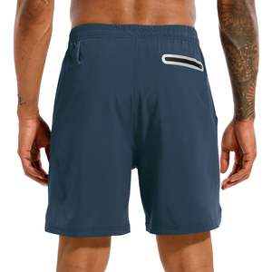 2025 gros Gym hommes Fitness entraînement respirant séchage rapide sport course Shorts avec poche intérieure Compression Shorts pour hommes - Product Image 4