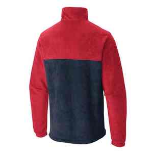 Veste polaire réversible en laine oversize imprimée Sherpa duveteuse pour hommes hiver 100% personnalisée OEM - Product Image 5