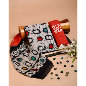 Conjunto de traje Dupatta de gasa pura bordado de estilo tradicional para fiestas de invierno y eventos culturales ocasiones semiformales - Product Image 3