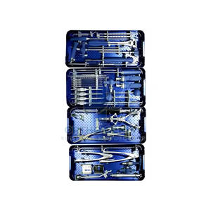 Juego de instrumentos ortopédicos DHS DCS para cirugía de trauma con implantes e instrumentos manuales de acero satinado de alta calidad - Product Image 6