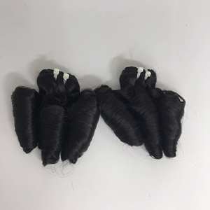 Extensión de cabello Bob recto de trama frontal de encaje de alta calidad, textura rizada de Peluca de cabello humano para mujer de Vietnam - Product Image 4