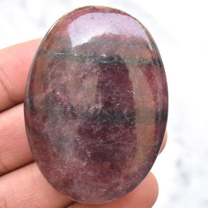 ขายร้อน2022มาใหม่สตรอเบอร์รี่ควอตซ์ปาล์มหิน: ขายส่งพลอยควอตซ์ Palmstone - Product Image 1