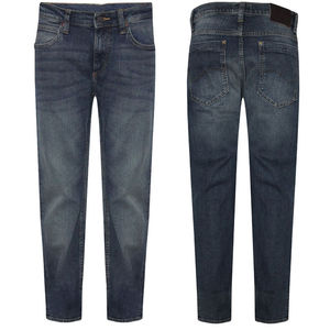 กางเกงยีนส์สำหรับผู้ชายกางเกงยีนส์ทรงตรงเข้ารูปผ้ายีนส์สำหรับผู้ชายเสื้อผ้าไซส์พิเศษดีไซน์คลาสสิก - Product Image 5