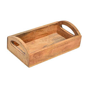 Petit plateau de service planches de charcuterie en bois pour fête plat de nourriture Rectangle plateaux en bois d'acacia décor à la maison planche à fromage Snack - Product Image 4