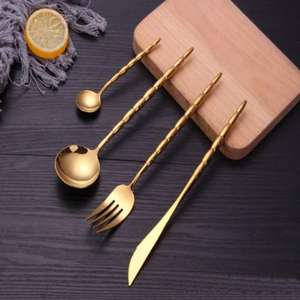 Stainless Steel Flatware Set with Polished Finish Dishwasher Safe & Stylish Design for Restaurants Hotels Homes - Product Image 5