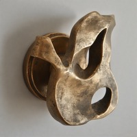 Bouton de porte rond AntiqueTone en métal usé commode esthétique placard tiroir poignée pour Villa hôtel meubles appartement