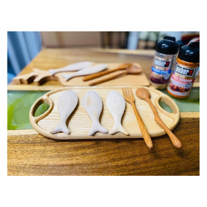 Décoration artisanale de poisson en bois pour la décoration intérieure en bois naturel d'aspect rustique pour l'espace intérieur - Product Image 4