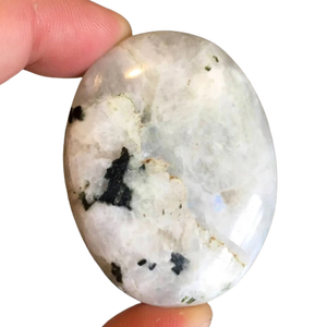 Pierre de lune arc-en-ciel de haute qualité pierre de palmier pierre naturelle de guérison galet palmier sculpté Quartz Agate cristal pierres de palmier - Product Image 2