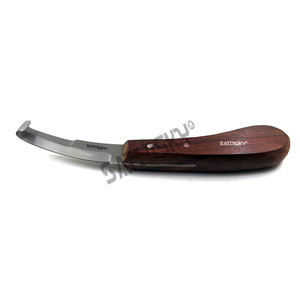 Gran oferta, herrador de doble filo, cuchillo de caballo de acero inoxidable, instrumento veterinario para el cuidado de animales equinos, mano izquierda y derecha - Product Image 3