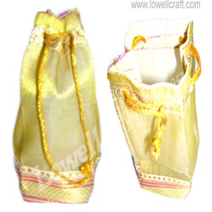 กระเป๋าผ้าซาตินสีและขนาดที่กำหนดเองได้หรูหรามีการพิมพ์ฐานสี่เหลี่ยมถุงของขวัญอเนกประสงค์สำหรับงานอีเวนต์ - Product Image 3