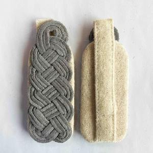 Épaulettes d'uniforme de luxe sur mesure, reproduction allemande de qualité supérieure, brodées à la main, en dentelle, à coudre, avec fermeture auto-agrippante, 100% bouillon, pour uniformes - Product Image 3