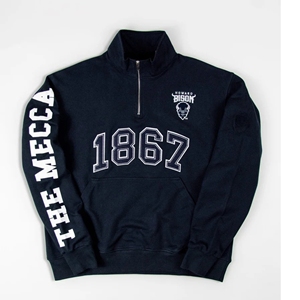 Personnalisé Howard laine fine 1867 la Mecque unisexe respirant polyester/coton numérique imprimé pull hiver HBCU vêtements pull - Product Image 1