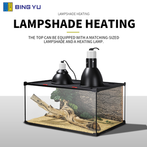 Einzel-Tür <span class=keywords><strong>Terrarium</strong></span> aus Massivglas mit Gitterdeckel, Box-Verpackung, Stapelbares Design für Baumbewohnende Reptilien & Amphibien - Product Image 5